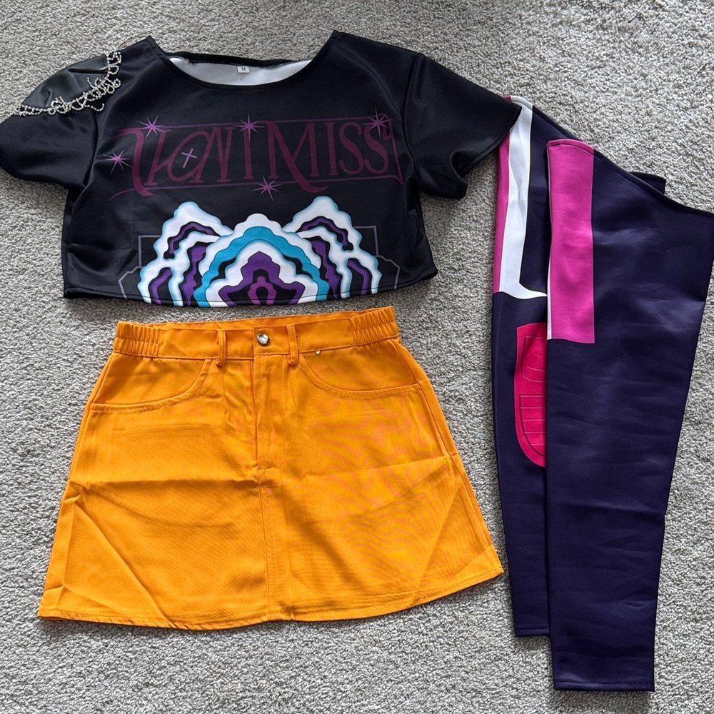 K-Pop Demon Hunters Mira Cosplay Halloween costume full set NEW